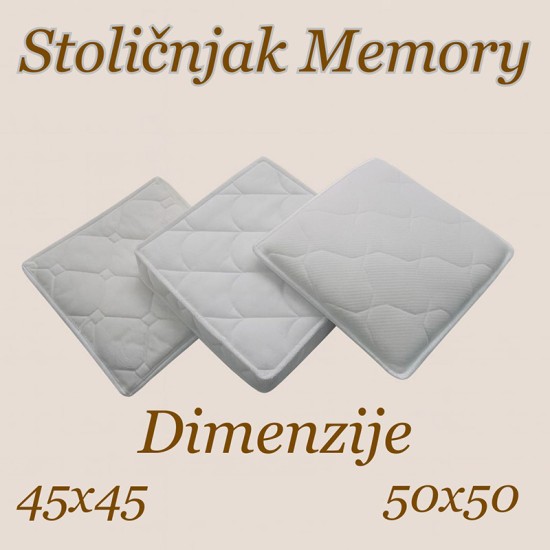 Stoličnjak Memory – Ergonomska Udobnost i Rasterećenje pri Sedenju